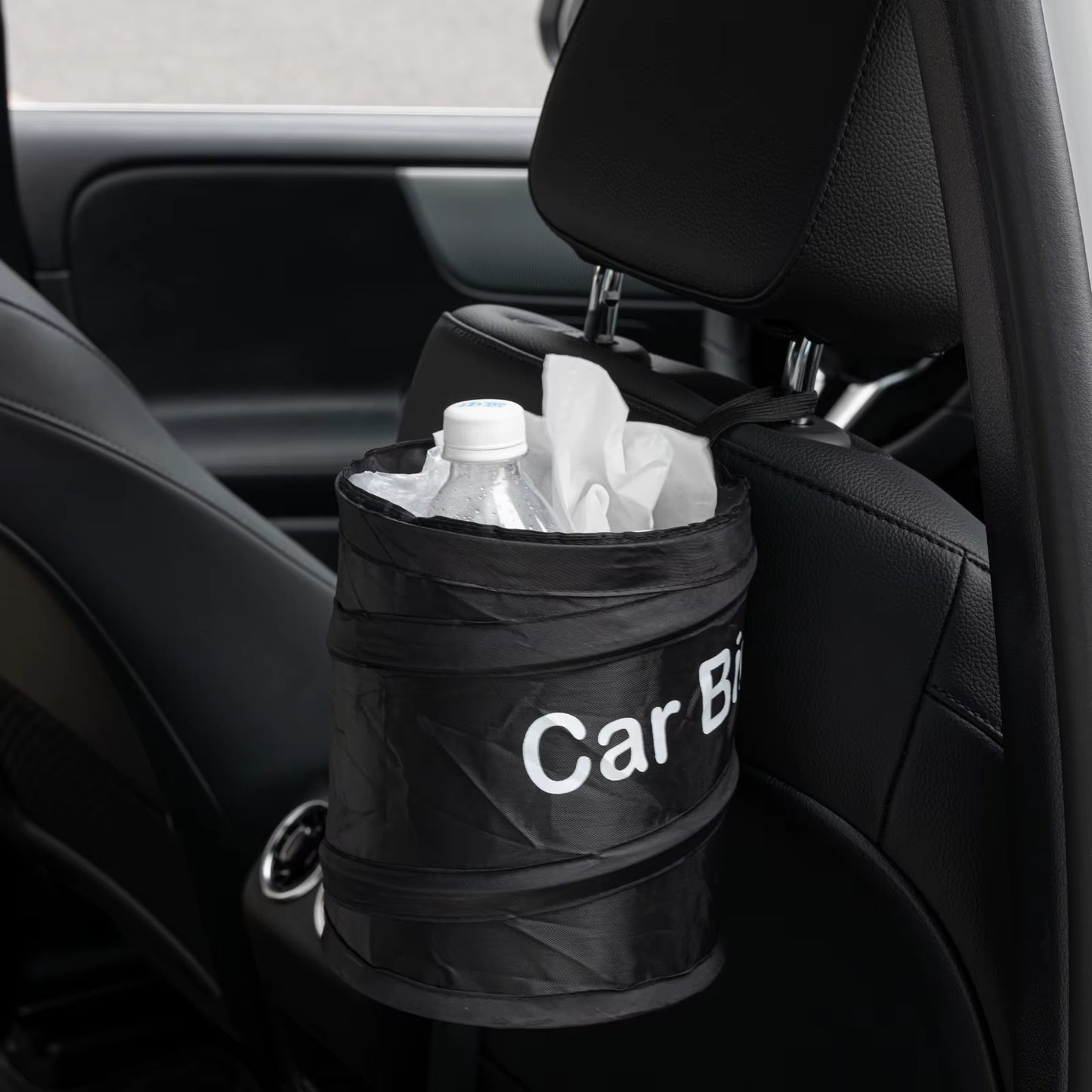 2022 Car Trash Portable Vehicle Garbage Can Foldable Pop-Up Waterproof Bag Waste Basket Auto Accessories Interior Car Accessory